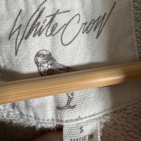 White Crow | Gray Cotton Waterfall Open Front Cardigan - Picture 4 of 7